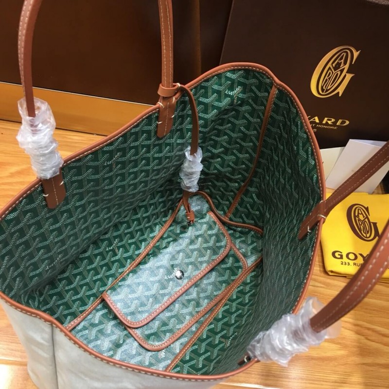 Goyard Goyardine Réversible Pertuis PM 12016: Um Bolsa Luxuosa e Versátil