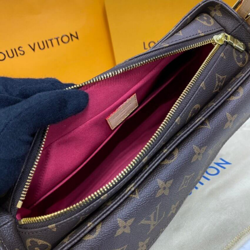 ¡Luce Elegante con la Réplica de Bolsa Louis Vuitton Monogram Viva Cité MM M51164!